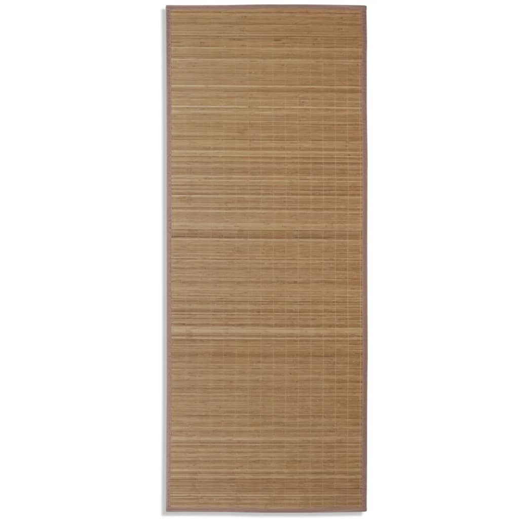 Vidaxl koberec obdélníkový 80x200 cm Bamboo hnědá