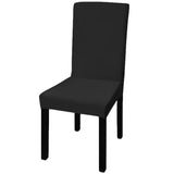 Vidaxl 6 cubre las cubiertas rectas negras