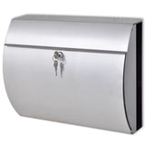 Nerezová ocel Vidaxl Letterbox