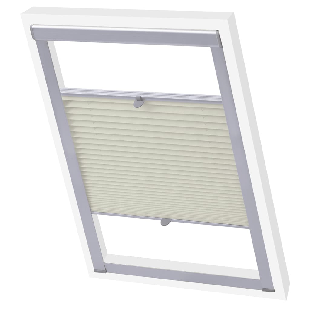 Vidaxl Roller Slepa nagubana krema C04