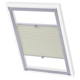 Vidaxl Roller Slepa nagubana krema C04