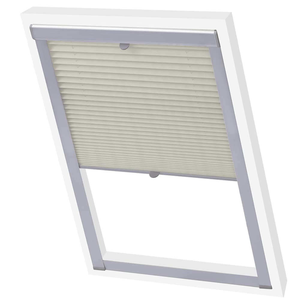 Vidaxl Roller Slepa nagubana krema C04