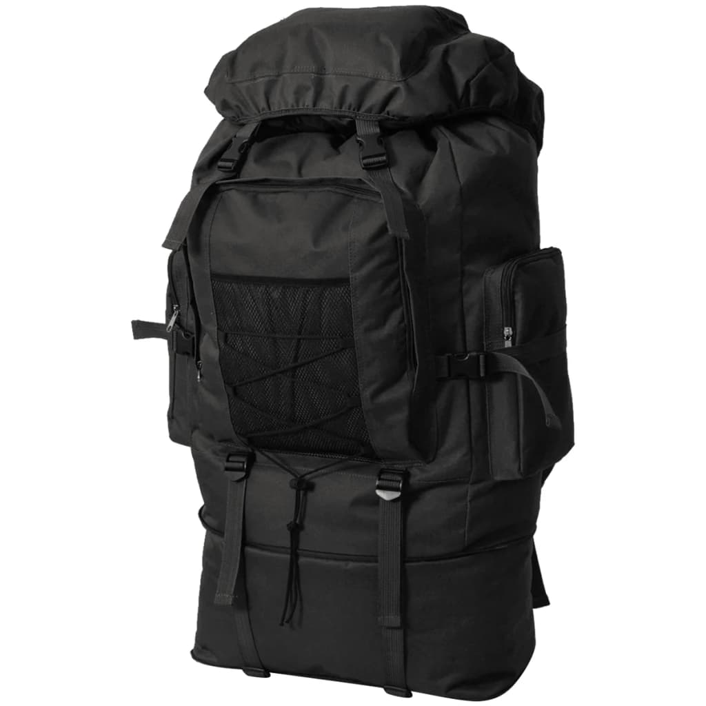 Vidaxl Backpack Army Style XXL 100 L Sort
