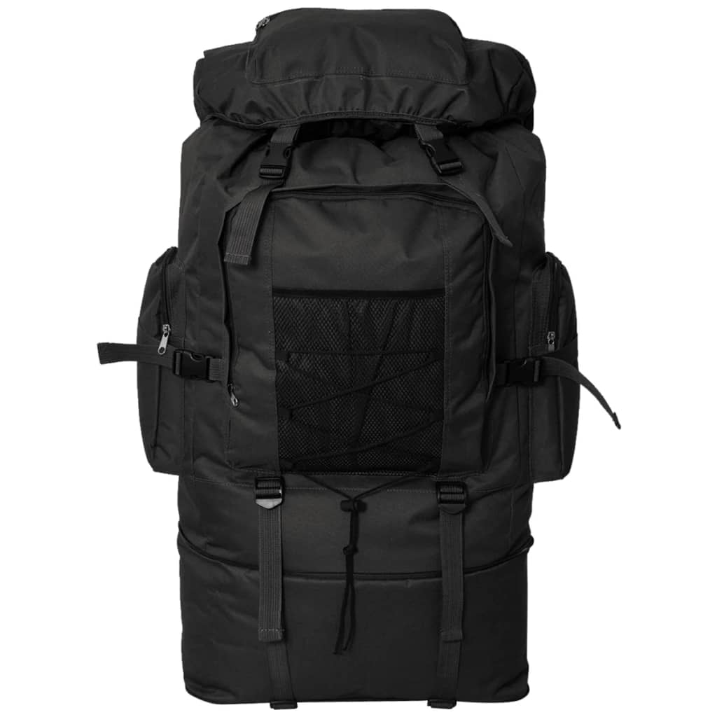 Vidaxl Backpack Army Style XXL 100 L Sort