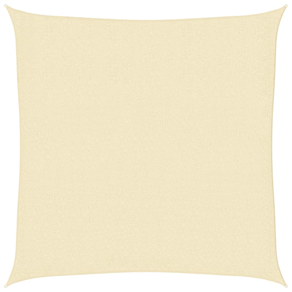 Vidaxl SunShade HDPE Cream Square 3,6x3,6 m