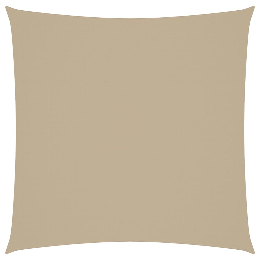 Vidaxl Sun Shade Square 3.6x3,6 M Tessuto di Oxford Beige