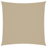 Vidaxl Sun Shade Square 3.6x3,6 M Tessuto di Oxford Beige