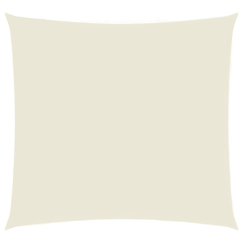 Vidaxl Sunshade Square 3,6x3,6 m Oxford Fabric Crème -Colored