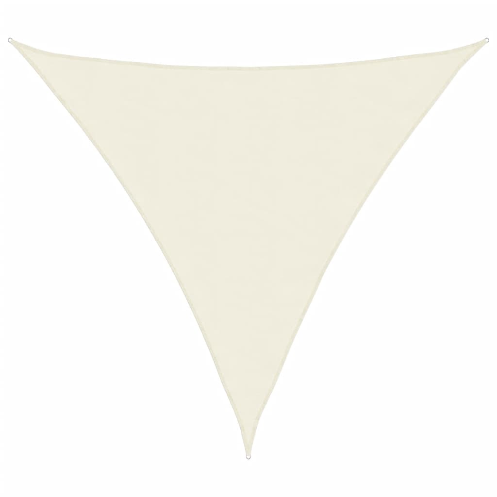 Vidaxl Sunshade Triangular 3.6x3.6x3.6 m Oxford fabric crèmewit