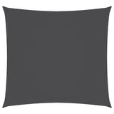 Vidaxl Sun Shade Square 3.6x3,6 M tessuto Oxford antracite -colorato