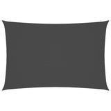 Vidaxl Sunshade Rectangular 2x4 M Oxford Fabric Anthracite -farvet