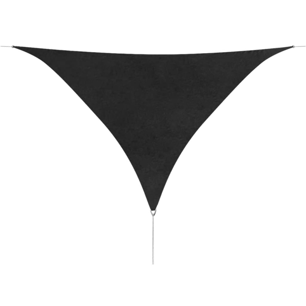 Vidaxl Sunshade Triangular 5x5x5 M Oxford Fabric Anthracite -farget