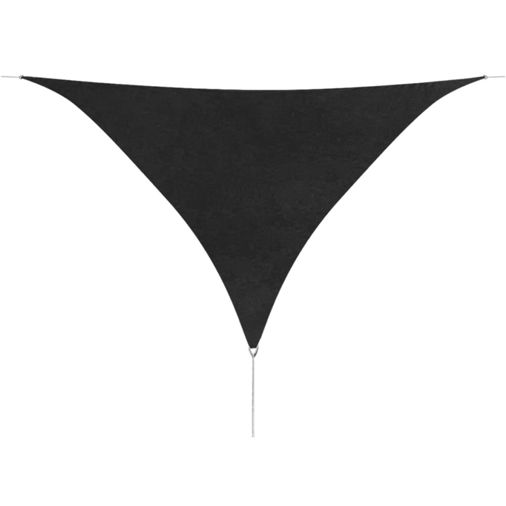 Vidaxl Sunshade Triangular 5x5x5 M Oxford Fabric Anthracite -farget