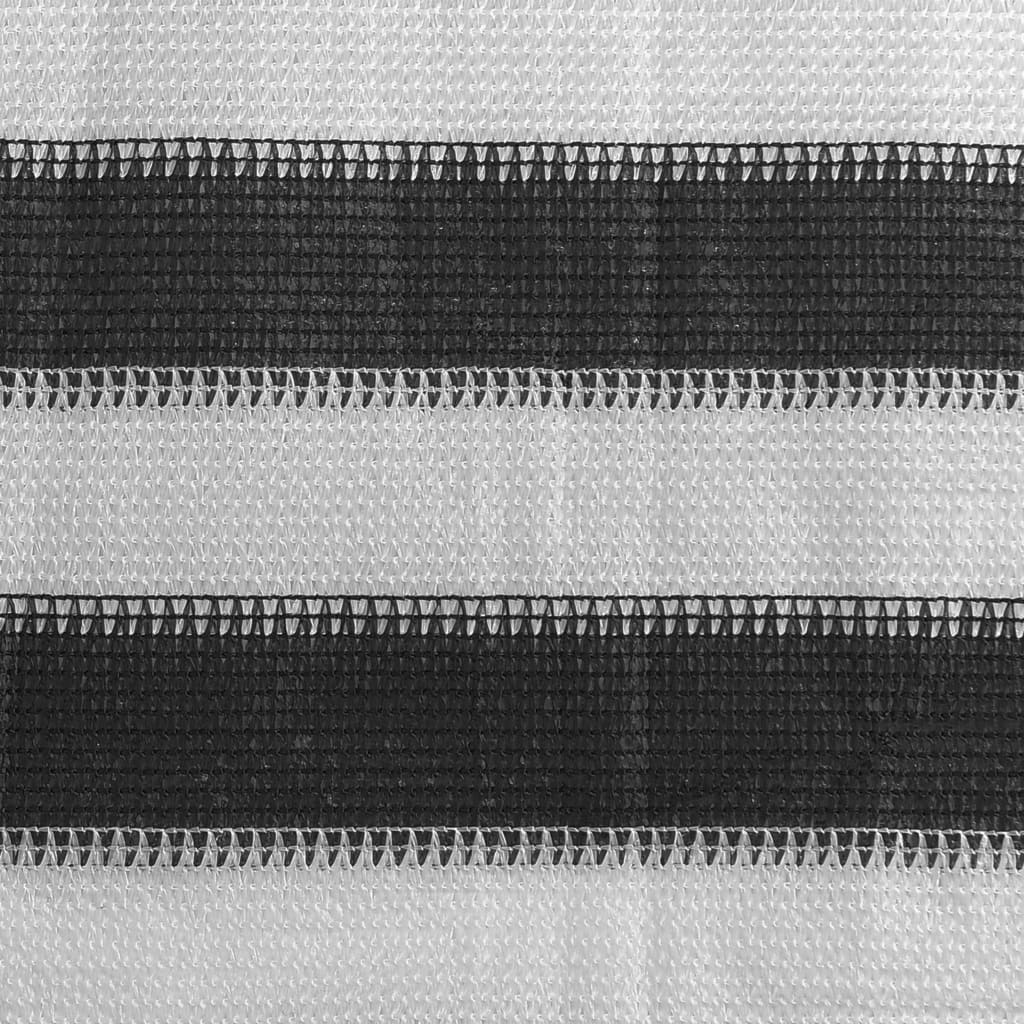 HDPE 75x400 cm Antracite a bílá