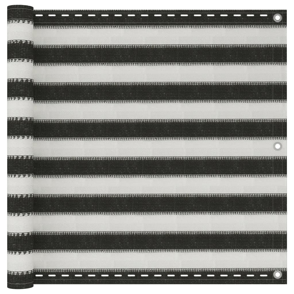 HDPE 90x400 cm Antracite a bílá