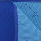 Vidaxl Piknik preproga 100x150 cm modra in svetlo modra