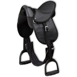 Vidaxl Pony saddle set 10 black