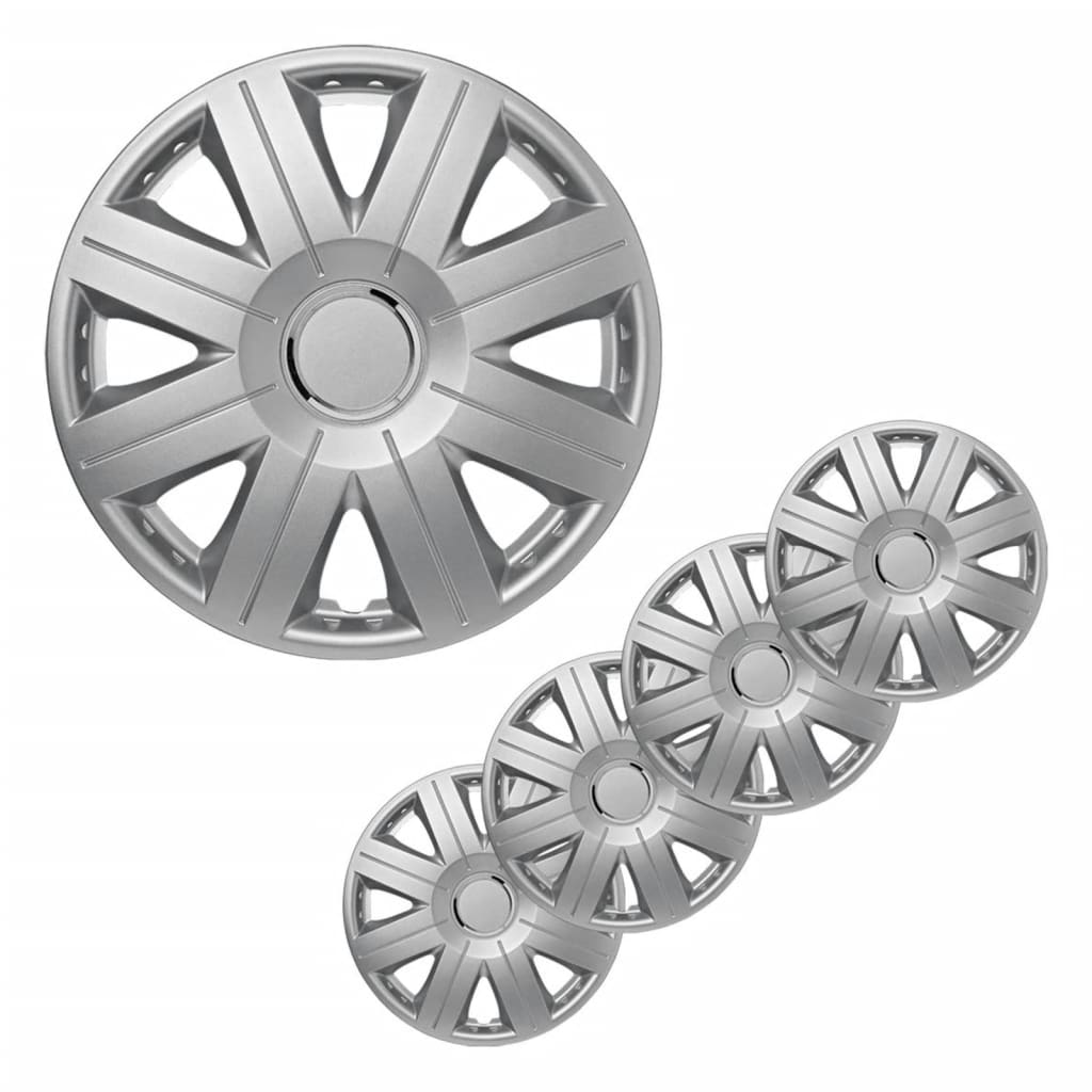 Proplus Hubcaps 4 St Cosmos 13 '' Srebrno obarvano