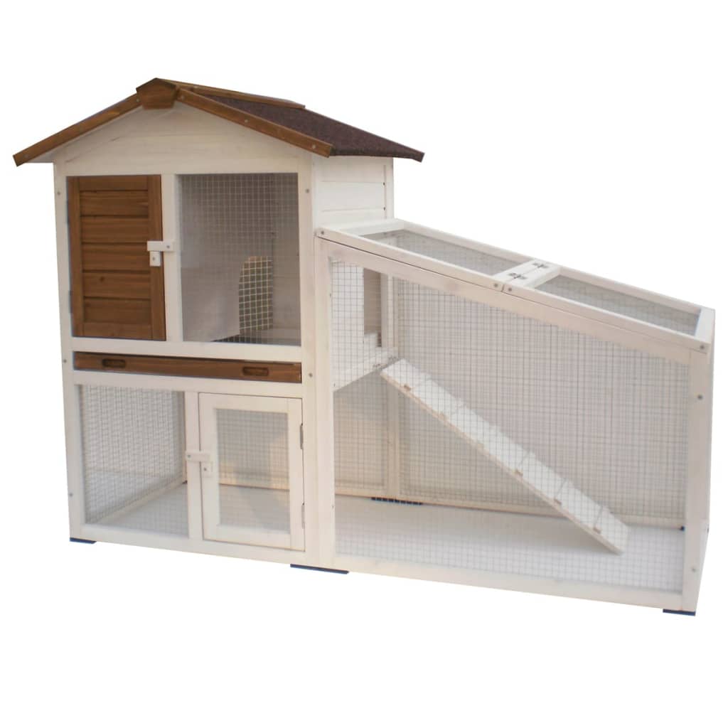 @pet @pet Rabbit Loft Tommy 140x65x100 cm bela in rjava 20072