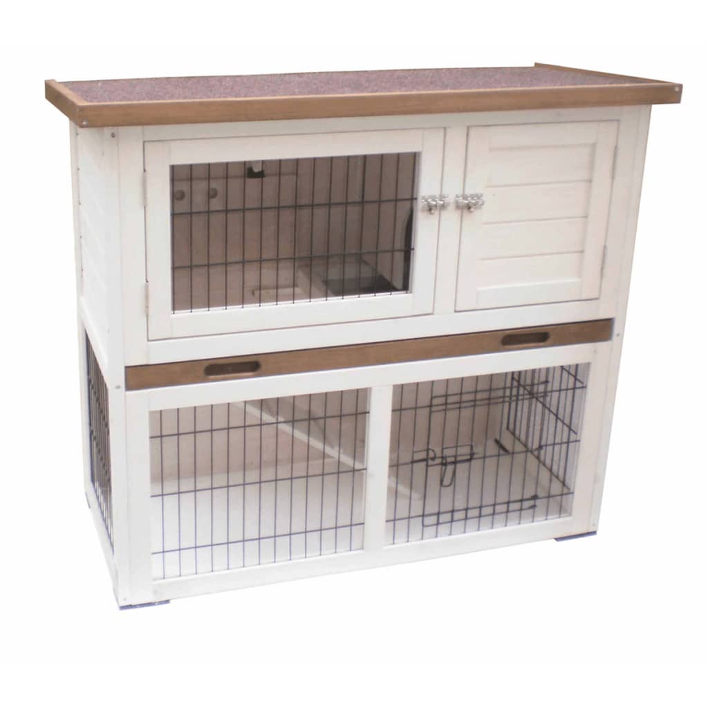 @Pet @pet Rabbit Loft Kiki 92x45x80 cm bela in rjava 20077