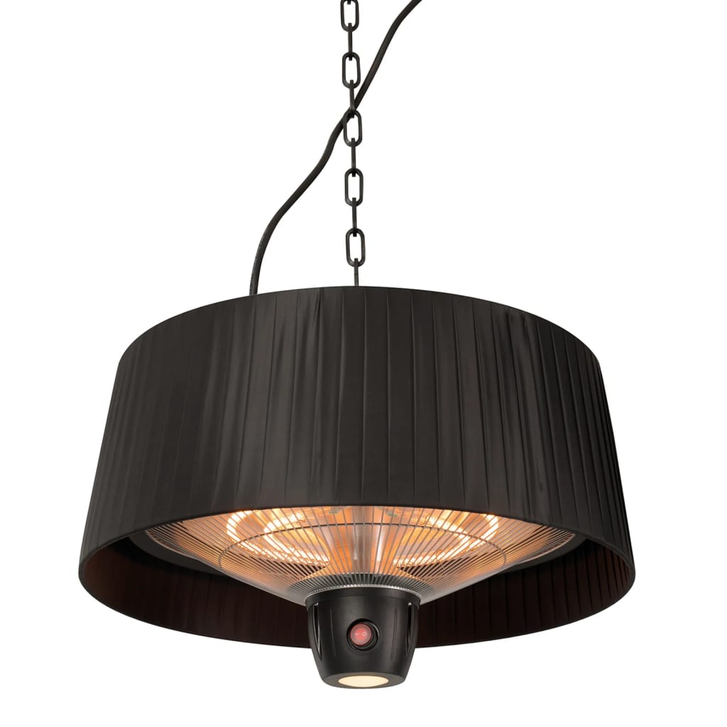 Riscaldatore di terrazza solare solare artix compact 1500 w alogeno nero artix c-hb