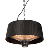 Riscaldatore di terrazza solare solare artix compact 1500 w alogeno nero artix c-hb