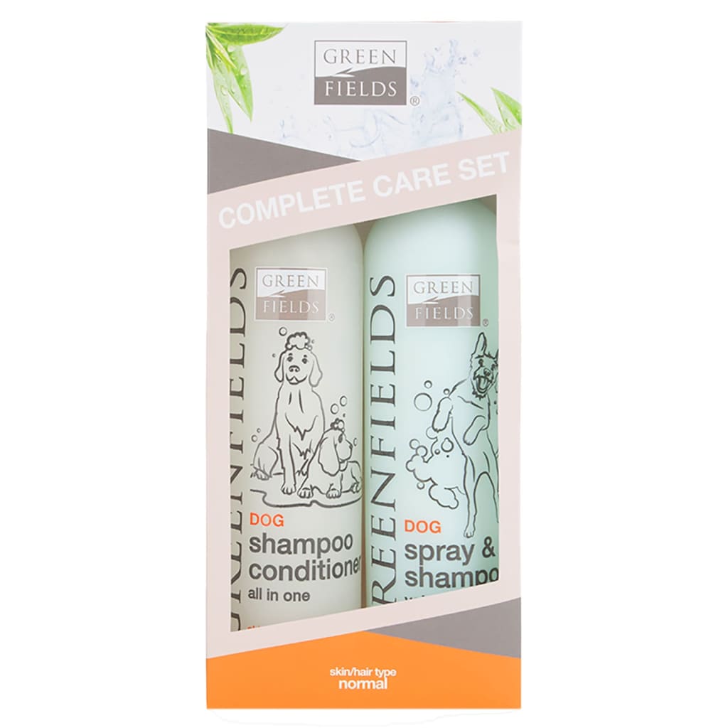 Gréngfields Gréngfields Hond Fleeg Set Shampoo a Spray 2 x 250 ml