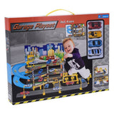 Tender Toy Ausschreiwung Spillsaachen Spillsaachen mat 4 Autoen 62x31x33 cm a blo