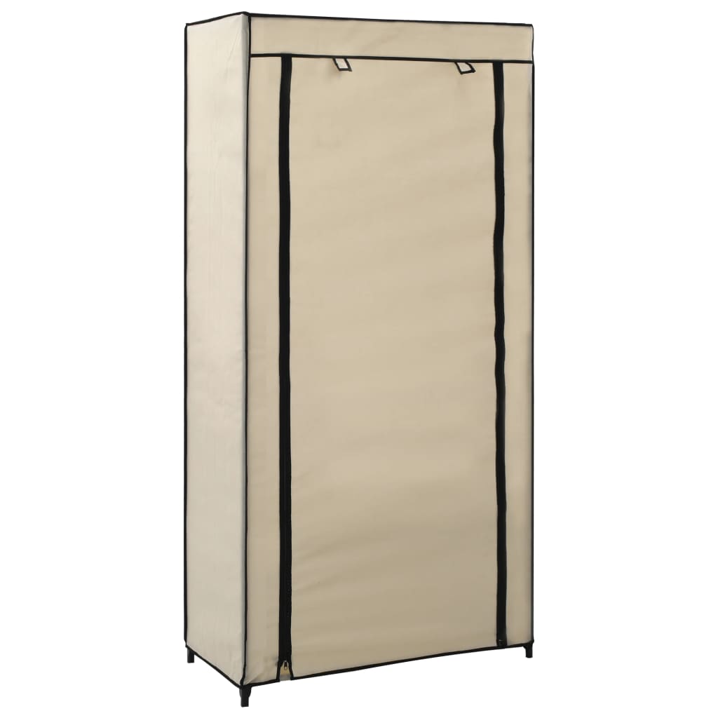 Kážka vidaxl boty s krytem 58x28x106 cm tkanin crème