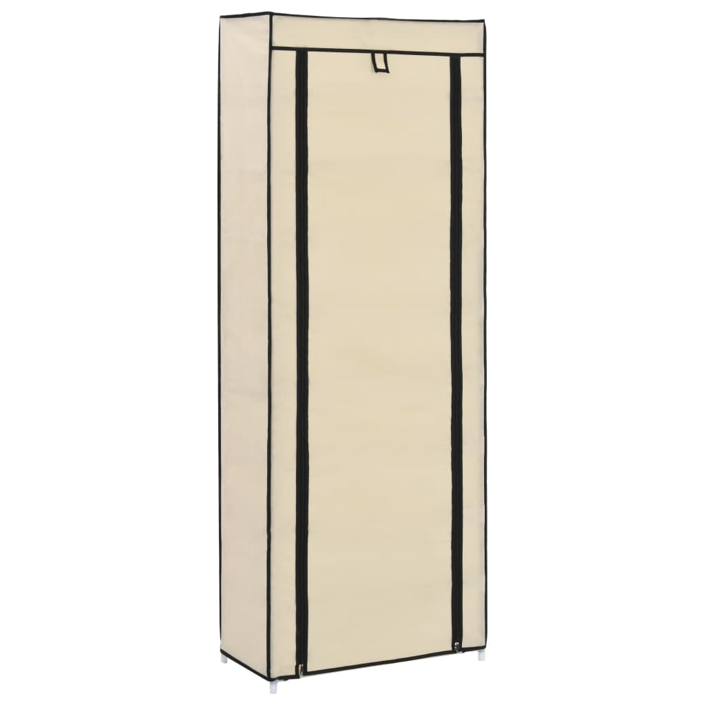 Kážka boty Vidaxl s krytem 57x29x162 cm tkanin crème