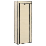 Kážka boty Vidaxl s krytem 57x29x162 cm tkanin crème