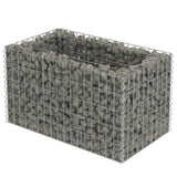 VidaXL Gabion Planning box raised 90x50x50 cm galvanized steel