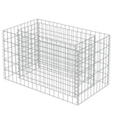 VidaXL Gabion Planning box raised 90x50x50 cm galvanized steel
