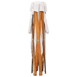Vidaxl Basket Lavandry Cream in legno e tessuto pieghevole