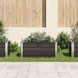 Vidaxl Planter Insert 100x40x45 cm galvanizovaný ocelový antracit