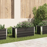 Vidaxl Planter Insert 100x40x45 cm galvanizovaný ocelový antracit