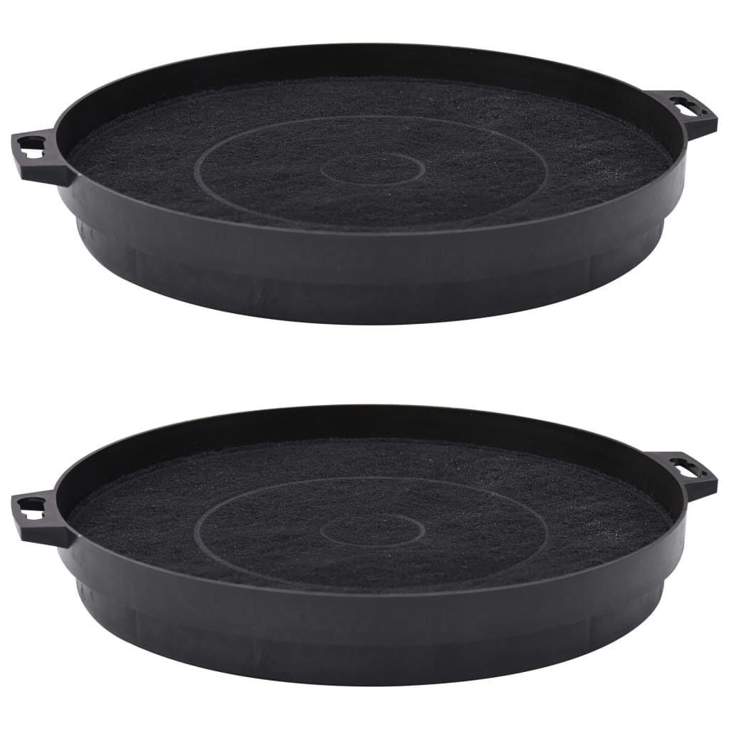 Filtros de carbono de Vidaxl para la campana extractor 2 PCS 210 mm