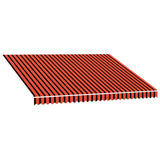 Vidaxl laifeldoek 400x300 cm plátno oranžové a hnědé