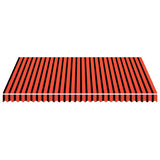Vidaxl laifeldoek 400x300 cm plátno oranžové a hnědé