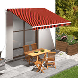 Vidaxl laifeldoek 400x300 cm plátno oranžové a hnědé