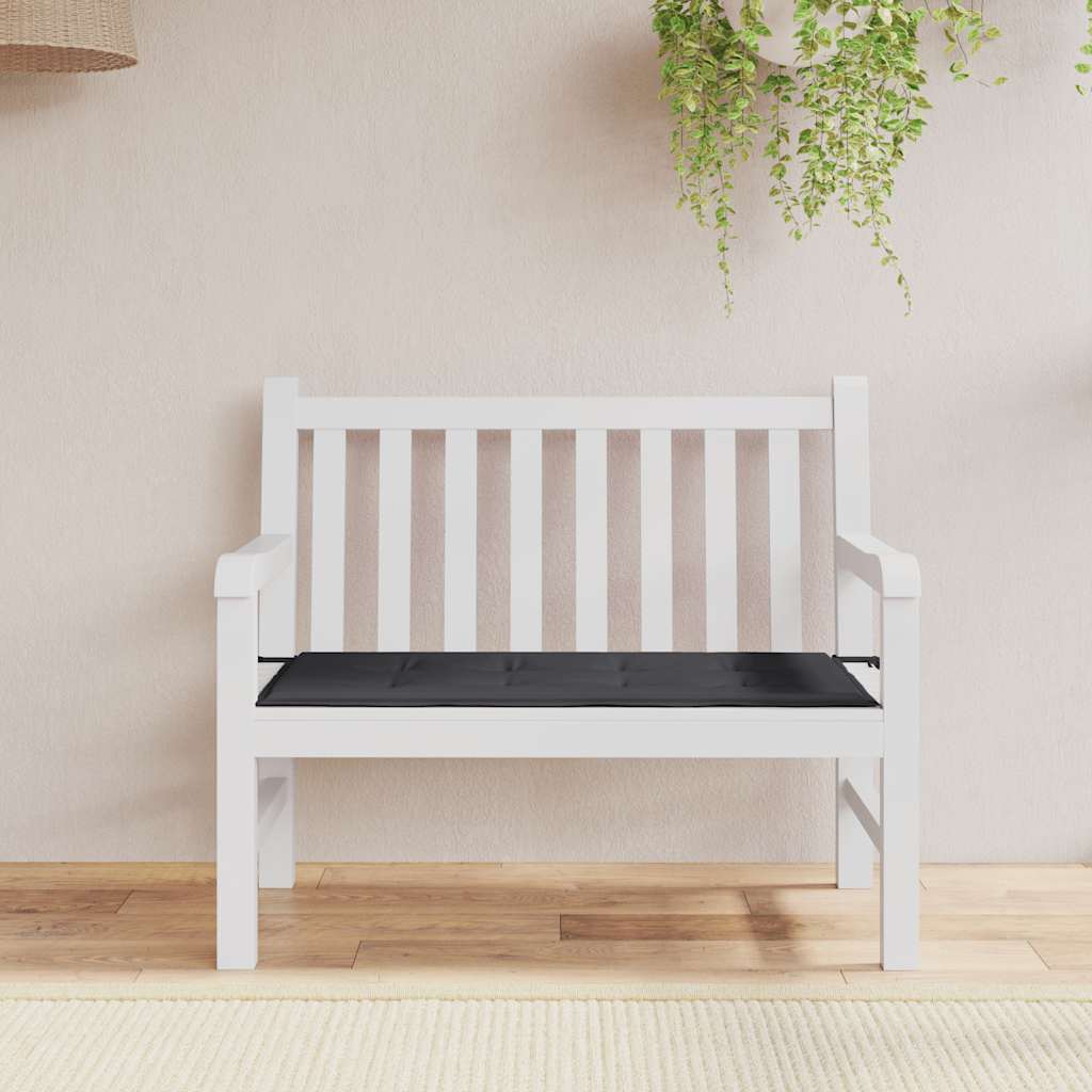 Vidaxl Garden Bench Pushion 100x50x3 cm Oxford Stof sort