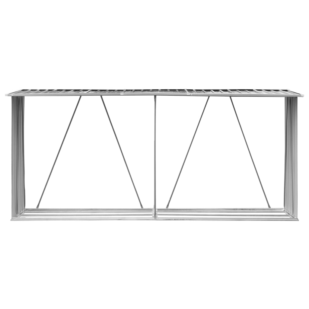 VIDAXL SURGETOOD SED 330X84X152 cm pocinkani jekleni antracit