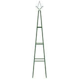 Stojany na lezecké stojany Vidaxl 2 ks 35x35x195 cm Iron Dark Green
