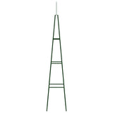 Stojany na lezecké stojany Vidaxl 2 ks 35x35x195 cm Iron Dark Green