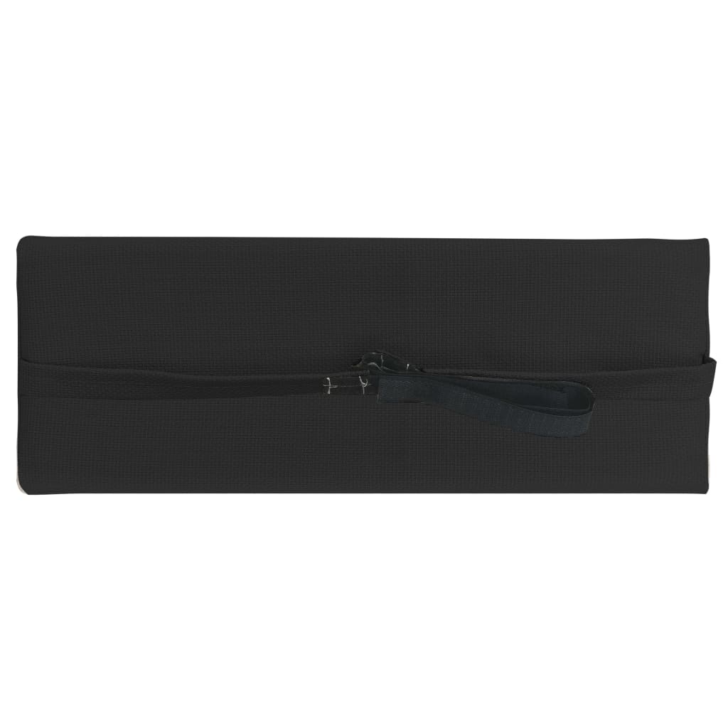 Vidaxl headrest for lounger 40x7.5x15 cm textileen black