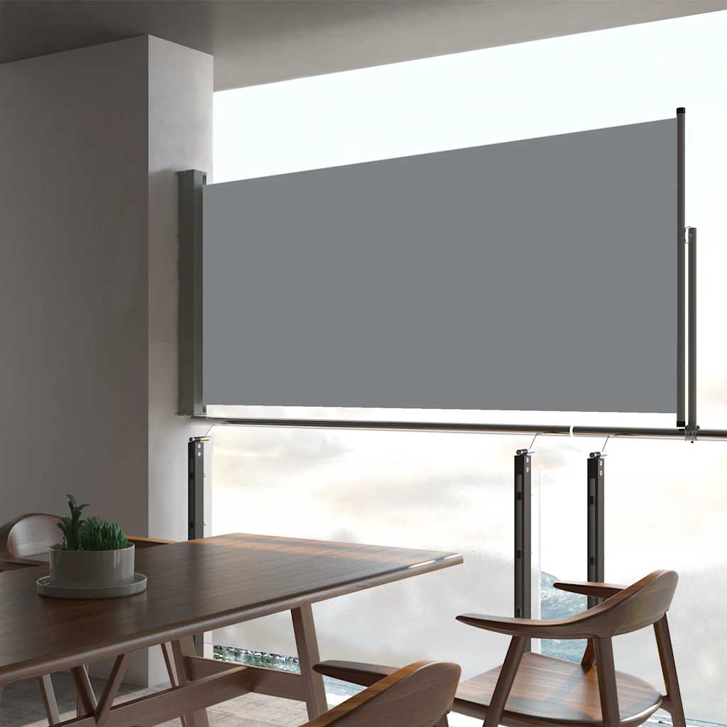 Écran de jardin vidaxl extensible 60x300 cm gris
