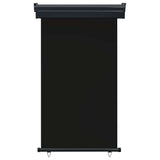 Vidaxl balkonskærm 105x250 cm sort