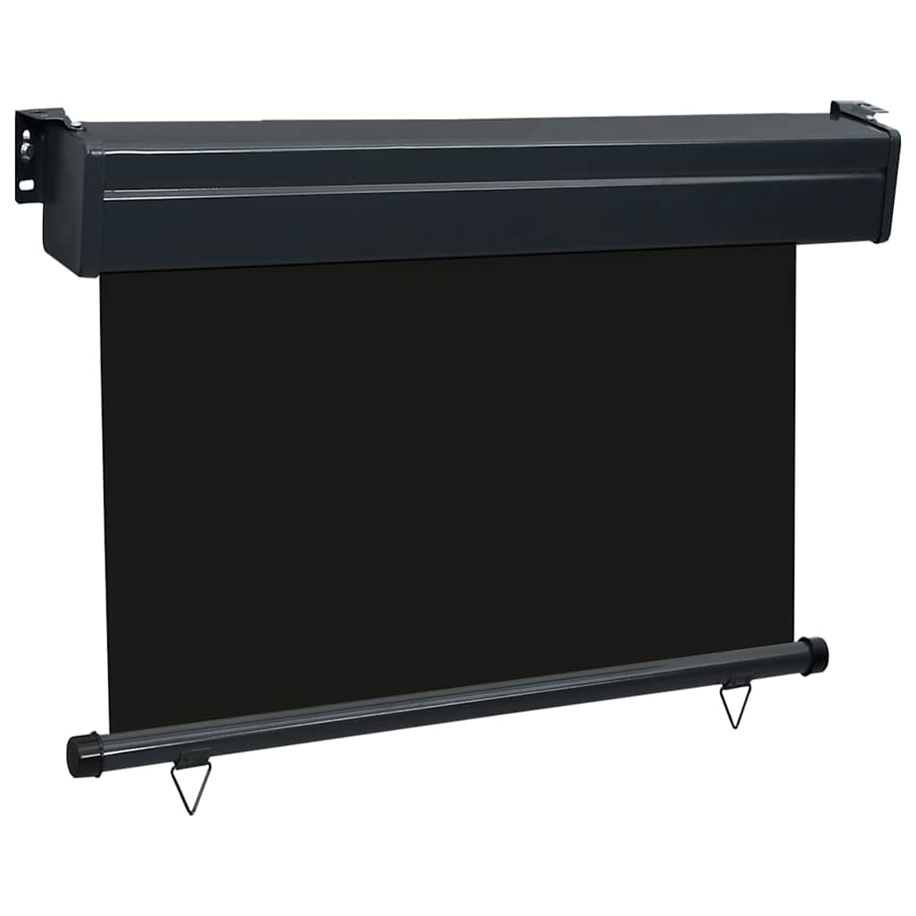 Vidaxl balkonskærm 105x250 cm sort