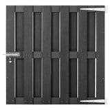 Vidaxl port 100x100 cm HKC Gray