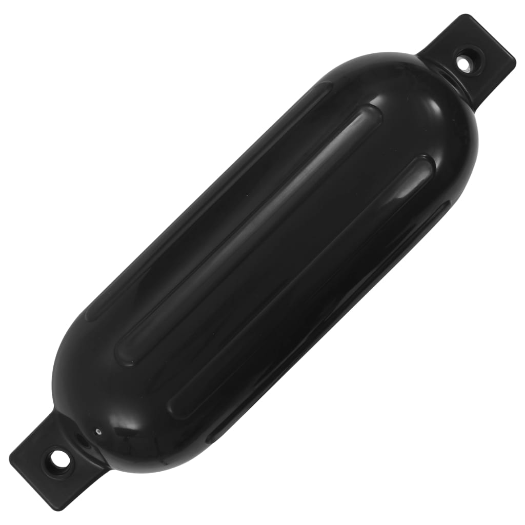 Vidaxl Bootstoot polštáře 4 st 51x14 cm PVC černá